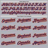 Custom Gray Royal Pinstripe Orange Two-Button Unisex Softball Jersey