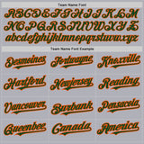 Custom Gray Green Pinstripe Orange Two-Button Unisex Softball Jersey