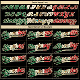 Custom Black Vintage Mexican Flag-Cream Mexico Two-Button Unisex Softball Jersey