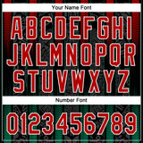 Custom Black Kelly Green Red-White Mexico Two-Button Unisex Softball Jersey