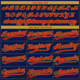 Custom Navy Red-Old Gold Gradient Style Twinkle Star Two-Button Unisex Softball Jersey