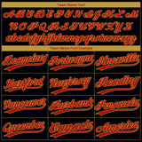 Custom Black Red-Old Gold Gradient Style Twinkle Star Two-Button Unisex Softball Jersey