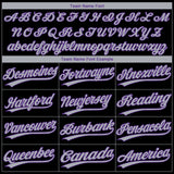 Custom Black Gray-Purple Sacramento City Edition Gradient Two-Button Unisex Softball Jersey