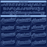 Custom Navy Light Blue Chicago City Edition Gradient Two-Button Unisex Softball Jersey