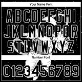 Custom Black White Astronaut 3D Pattern Design Two-Button Unisex Softball Jersey