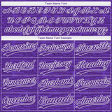 Custom Purple-White Raglan Sleeves Distressed Fragment Brush Stroke Two-Button Unisex Softball Jersey