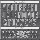 Custom Steel Gray-White Raglan Sleeves Distressed Fragment Brush Stroke Two-Button Unisex Softball Jersey
