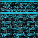 Custom Black Lakes Blue-Gray Raglan Sleeves Neon Lightning Crackle Two-Button Unisex Softball Jersey
