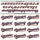 Custom White Navy-Orange Raglan Sleeves Stripes Two-Button Unisex Softball Jersey