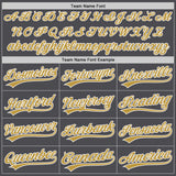 Custom Stitched Steel Gray Old Gold-White Baseball Pullover Sweatshirt Hoodie