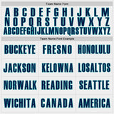 Custom White Navy Gray-Teal Block Stripes Lines Seattle Style Authentic Baseball Jersey