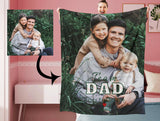 Personalized Team Dad Photo Blanket