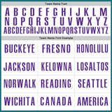 Custom Teal White-Purple Authentic Baseball Jersey