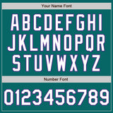 Custom Teal White-Purple Authentic Baseball Jersey