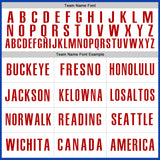 Custom Thunder Blue White-Red Authentic Baseball Jersey