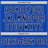 Custom Thunder Blue Navy-White Authentic Baseball Jersey