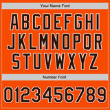 Custom Orange Brown-White Authentic Two Tone Baseball Jersey