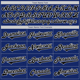 Custom Royal Black-White Authentic Two Tone Baseball Jersey