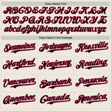 Custom Cream Black Pinstripe Neon Pink Authentic Two Tone Baseball Jersey