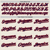 Custom Cream Navy Pinstripe Red Authentic Two Tone Baseball Jersey