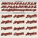 Custom Cream Navy Pinstripe Orange Authentic Two Tone Baseball Jersey