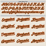 Custom Cream Olive Pinstripe Orange Authentic Two Tone Baseball Jersey