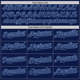 Custom Navy Light Blue Gold-White Digital Camo Two Tone Authentic Baseball Jersey