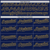 Custom Navy Old Gold Red-White Digital Camo Two Tone Authentic Baseball Jersey