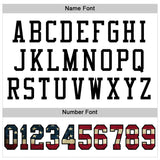 Custom White Vintage USA Flag-Black Mesh Authentic Football Jersey