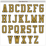 Custom White Old Gold-Black Authentic Baseball Jersey