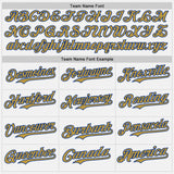 Custom White Old Gold Royal-Red Authentic Baseball Jersey