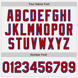 Custom Stitched White Red-Royal Baseball Pullover Sweatshirt Hoodie