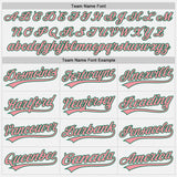 Custom Stitched White Medium Pink-Kelly Green Baseball Pullover Sweatshirt Hoodie