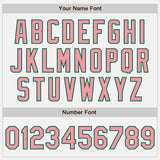 Custom Stitched White Medium Pink-Kelly Green Baseball Pullover Sweatshirt Hoodie