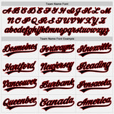Custom White Black-Red Authentic Baseball Jersey