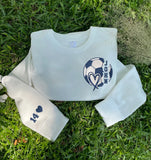 ⚽️Customized Football Embroidered Sports Sweatshirt