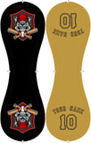 Personalized Black Old Gold Split Half Leather Old Gold Authentic Baseballs