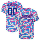 Custom 3D Pattern Design Music Festival Authentic Baseball Jersey