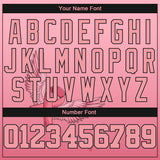 Custom 3D Pink Ribbon With Angel Wings Breast Cancer Awareness Month Women Health Care Support Authentic Baseball Jersey