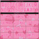 Custom 3D Pink Ribbon Breast Cancer Awareness Month Women Health Care Support Authentic Baseball Jersey