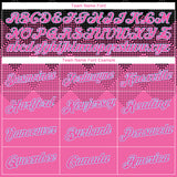 Custom Stitched Pink Pink Black-Light Blue 3D Pattern Design Sports Pullover Sweatshirt Hoodie