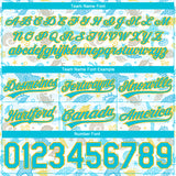 Custom White Lakes Blue-Gold 3D Pattern Starfishs And Shells Authentic Basketball Shorts