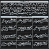 Custom Black Silver 3D Las Vegas City Edition Fade Fasion Authentic Baseball Jersey