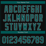 Custom Black Midnight Green-Gray 3D Philadelphia City Edition Fade Fasion Authentic Baseball Jersey