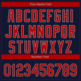 Custom Navy Red-Gray 3D Boston City Edition Fade Fasion Authentic Baseball Jersey