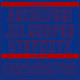 Custom Royal Red 3D Chicago City Edition Fade Fasion Authentic Baseball Jersey