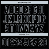 Custom Black Silver 3D Oakland City Edition Fade Fasion Authentic Baseball Jersey