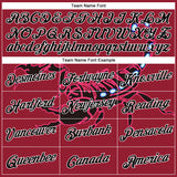 Custom Stitched Cardinal Black-White 3D Pattern Design Scorpio Sports Pullover Sweatshirt Hoodie