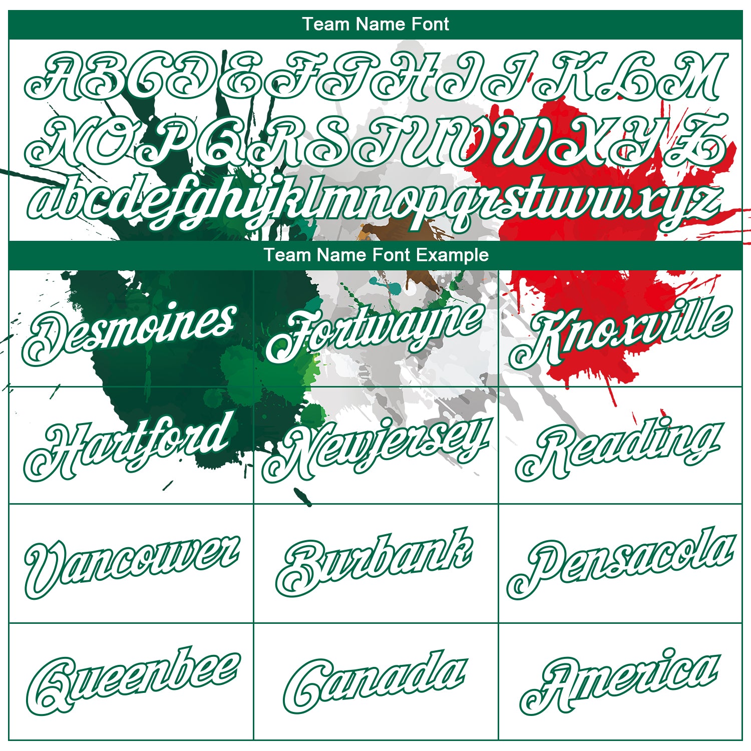 Custom White Kelly Green-Red 3D Mexico Splashes Performance T-Shirt