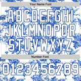 Custom Stitched White Royal 3D Pattern Design Heron And Flower Sports Pullover Sweatshirt Hoodie